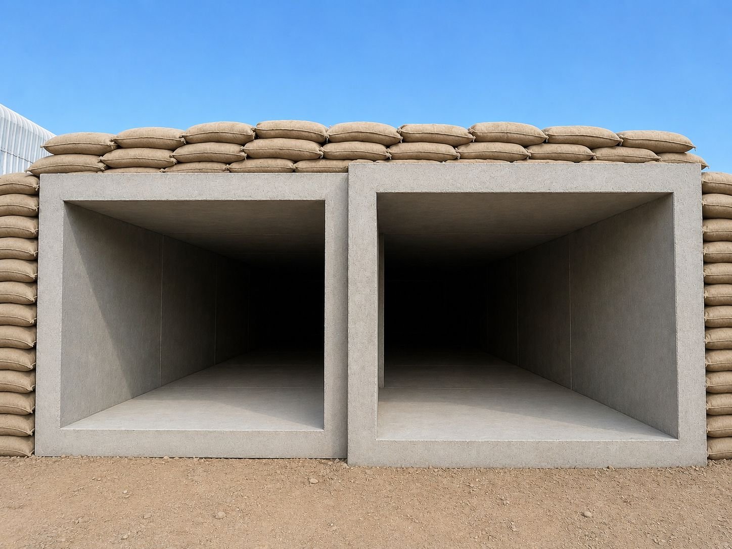 precast concrete bunkers